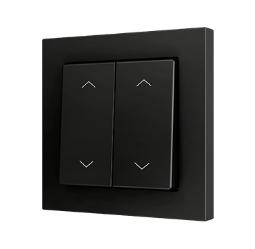 ZS55 Double Soft push button for 4 binary inputs 55×55 mm